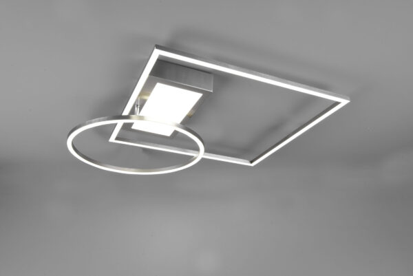 Φωτιστικό Οροφής Trio Lighting LED 33W  Νίκελ Ματ Μεταλλικό Dimmable 4600lm 2700-6500K με Τηλεχειριστήριο – 620510307