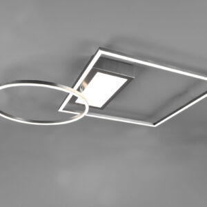 Φωτιστικό Οροφής Trio Lighting LED 33W  Νίκελ Ματ Μεταλλικό Dimmable 4600lm 2700-6500K με Τηλεχειριστήριο – 620510307
