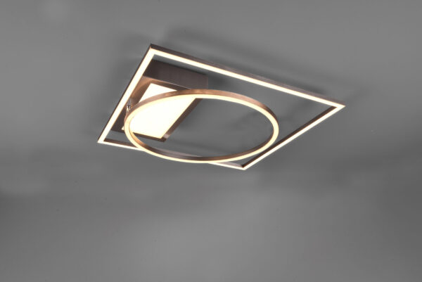 Φωτιστικό Οροφής Trio Lighting LED 33W  Νίκελ Ματ Μεταλλικό Dimmable 4600lm 2700-6500K με Τηλεχειριστήριο – 620510307