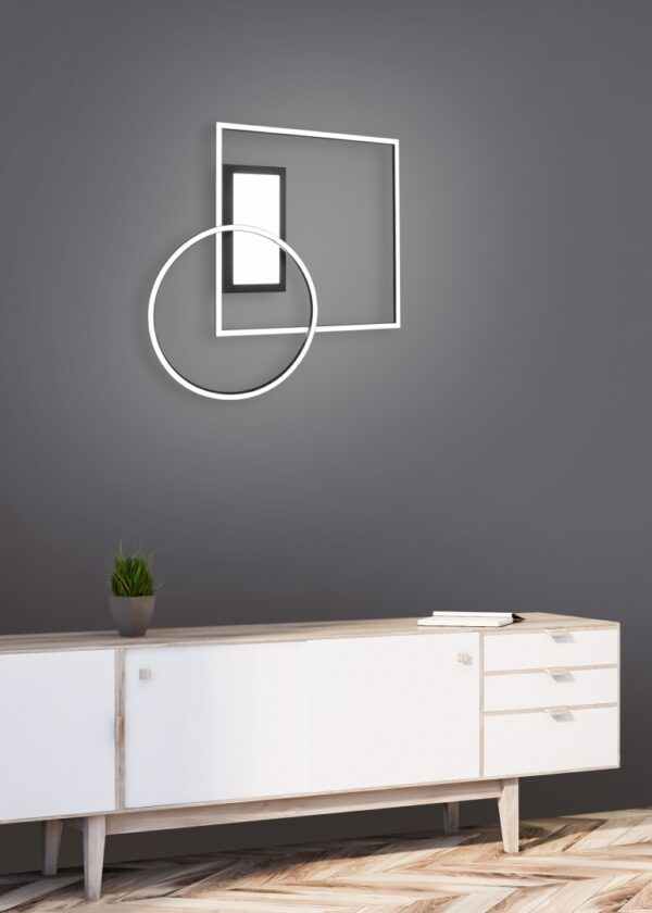 Φωτιστικό Οροφής Trio Lighting LED 33W  Μαύρο Ματ Μεταλλικό Dimmable 4600lm με Τηλεχειριστήριο 2700-6500K  620510332