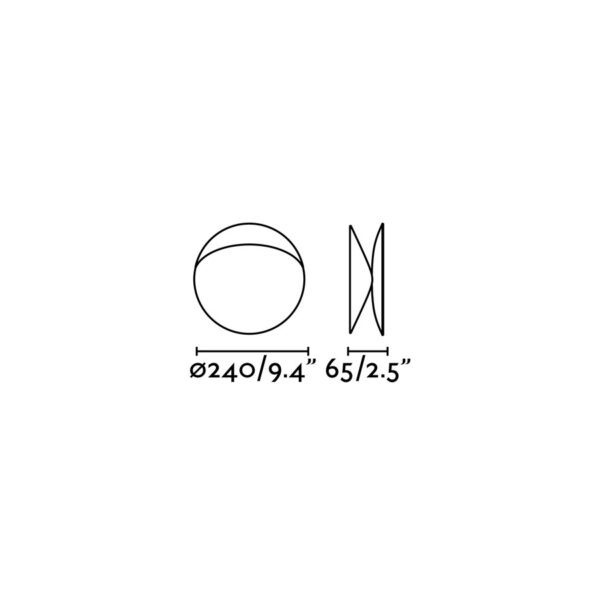 OVO-G MATT WHITE WALL LAMP R7S 118MM FARO – 62108