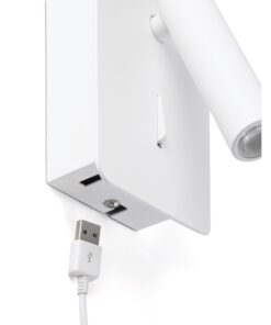 SUAU READER WHITE USB LED 3W FARO – 62117