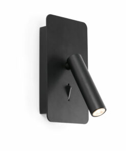 SUAU LED BLACK WALL LAMP HIGH POWER LED 3W 3000K FARO – 62118