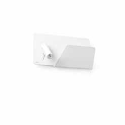 SUAU USB WHITE WALL LAMP WITH LED 3W 3000K RIGHT READER FARO – 62122