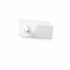 SUAU USB WHITE WALL LAMP WITH LED 3W 3000K RIGHT READER FARO – 62122
