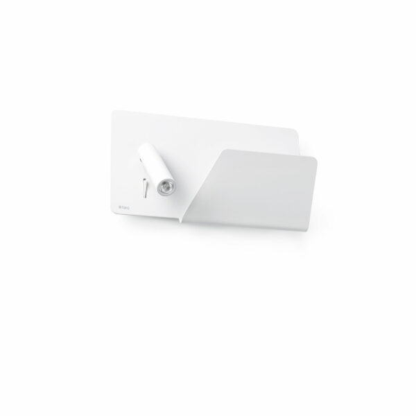 SUAU USB WHITE WALL LAMP WITH LED 3W 3000K RIGHT READER FARO – 62122