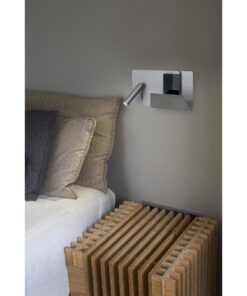 SUAU USB GREY WALL LAMP WITH LED 3W 3000K RIGHT READER HIGH FARO – 62123