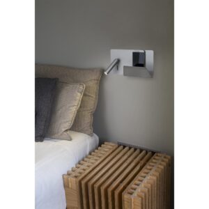 SUAU USB GREY WALL LAMP WITH LED 3W 3000K RIGHT READER HIGH FARO – 62123