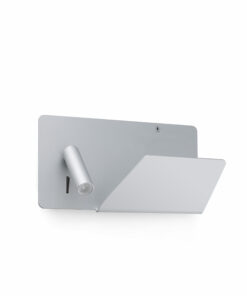 SUAU USB GREY WALL LAMP WITH LED 3W 3000K RIGHT READER HIGH FARO – 62123
