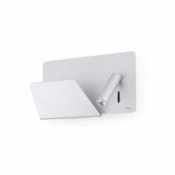 SUAU USB GREY WALL LAMP WITH LED 3W 3000K LEFT READER HIGH FARO – 62125