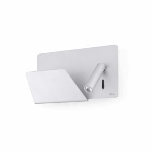 SUAU USB GREY WALL LAMP WITH LED 3W 3000K LEFT READER HIGH FARO – 62125