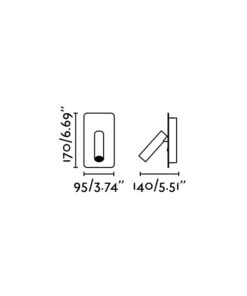 SUAU LED MATT NICKEL RECESSED LAMP LED 3W 3000K FARO – 62126