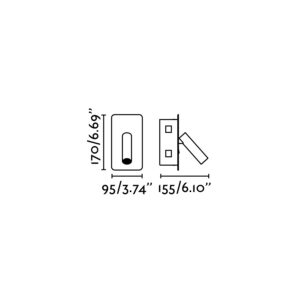 Faro Barcelona SUAU  Χωνευτό Φωτιστικό LED Σε  Λευκό Χρώμα   3W 3000K – 62129