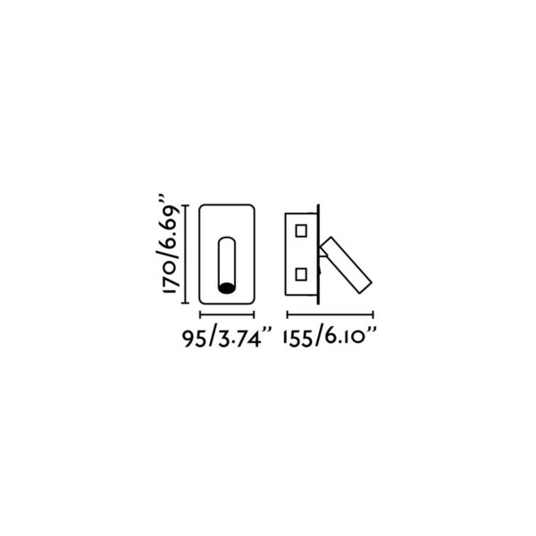 Faro Barcelona SUAU  Χωνευτό Φωτιστικό LED Σε  Λευκό Χρώμα   3W 3000K – 62129