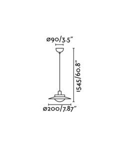 Faro Barcelona SIDE LED Κρεμαστό Φωτιστικό Χρυσού-Μπρούντζινου Χρώματος- 62139