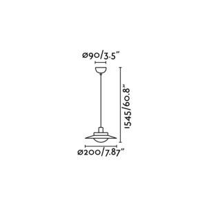 Faro Barcelona SIDE LED Κρεμαστό Φωτιστικό Χρυσού-Μπρούντζινου Χρώματος- 62139