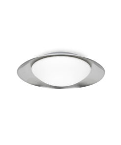 Faro Barcelona SIDE Φωτιστικό Οροφής Λευκού- Νίκελ Χρώματος LED 15W 3000K – 62141