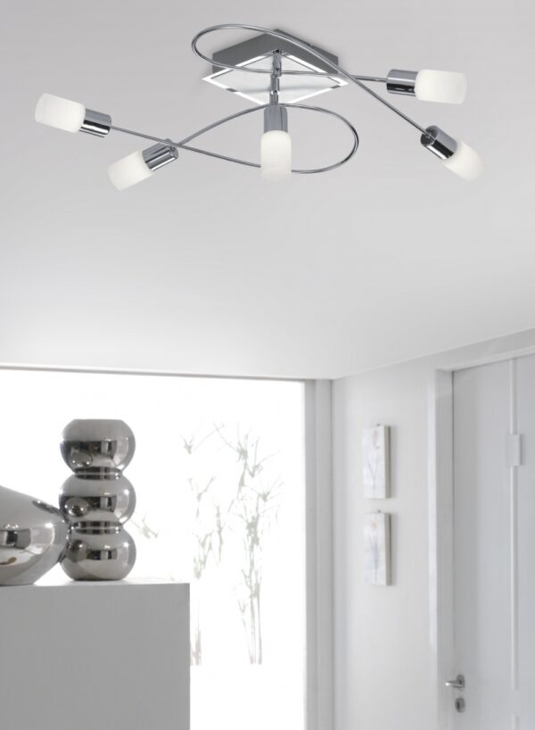 Φωτιστικό Οροφής Trio Lighting LED 4,3W  Χρώμιο Μεταλλικό 430lm 3000K  621410505
