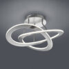 Φωτιστικό Οροφής Trio Lighting LED 40W  Νίκελ Ματ Μεταλλικό Step Dimmable 4400lm 3000K  621710107