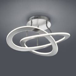 Φωτιστικό Οροφής Trio Lighting LED 40W  Νίκελ Ματ Μεταλλικό Step Dimmable 4400lm 3000K  621710107