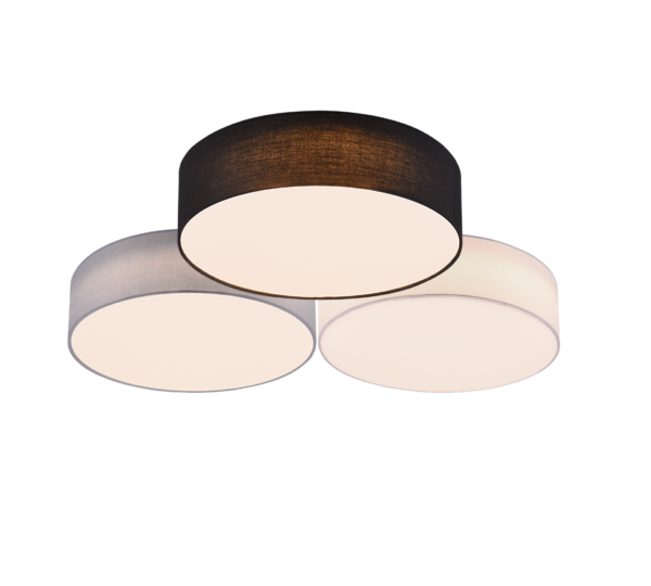 Φωτιστικό Οροφής Trio Lighting  LED 38W Λευκό Μεταλλικό Step Dimmable 4200lm  3000K – 621910317