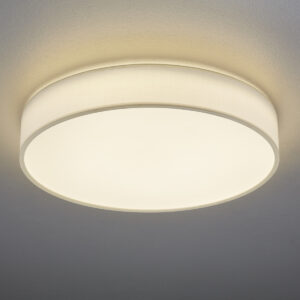 Φωτιστικό Οροφής Trio Lighting LED 40W  Λευκό Υφασμάτινο Dimmable 3300lm 3000 – 5000K  621914001