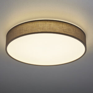 Φωτιστικό Οροφής Trio Lighting LED 40W  Γκρι Υφασμάτινο Dimmable 3300lm 3000 – 5000K  621914011