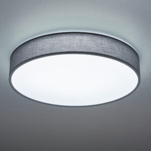 Φωτιστικό Οροφής Trio Lighting LED 40W  Γκρι Υφασμάτινο Dimmable 3300lm 3000 – 5000K  621914011