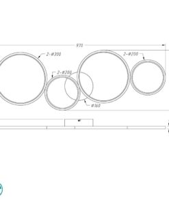 Φωτιστικό Οροφής Trio Lighting LED 37W Λευκό Ματ Μεταλλικό Step Dimmable 3300lm 3000K 622610431