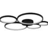 Φωτιστικό Οροφής Trio Lighting LED 49W  Μαύρο Ματ Μεταλλικό Step Dimmable 5600lm 3000K  622610532