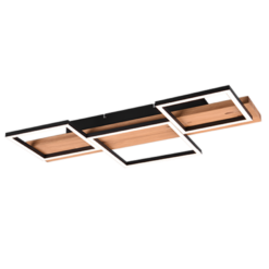 Φωτιστικό Οροφής Trio Lighting HARPER LED, 30W · 4000lm, 3000K Μαύρο Ματ Μεταλλικό, Step Dimmable – 622910332