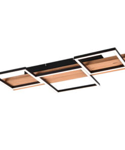 Φωτιστικό Οροφής Trio Lighting HARPER LED, 30W · 4000lm, 3000K Μαύρο Ματ Μεταλλικό, Step Dimmable – 622910332