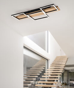 Φωτιστικό Οροφής Trio Lighting HARPER LED, 30W · 4000lm, 3000K Μαύρο Ματ Μεταλλικό, Step Dimmable – 622910332