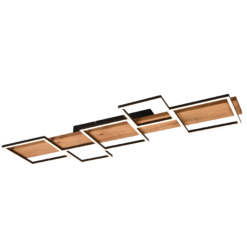 Φωτιστικό Οροφής Trio Lighting HARPER LED, 42W · 5700lm, 3000K Μαύρο Ματ Μεταλλικό, Step Dimmable – 622910532