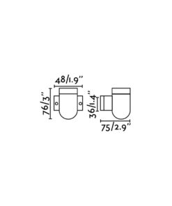Faro Barcelona SERA Επιτοίχιο Φωτιστικό Λευκού Χρώματος 1ΧE27 FARO – 62302