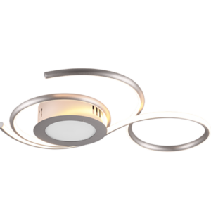 Φωτιστικό Οροφής Trio Lighting  LED 36W Νίκελ Ματ Μεταλλικό Dimmable 4300lm  2700 – 6000K με Τηλεχειριστήριο – 623410207