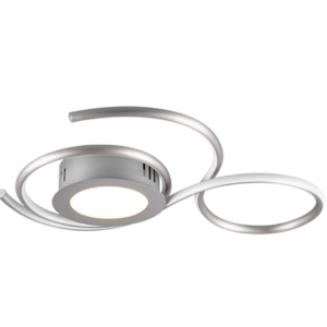 Φωτιστικό Οροφής Trio Lighting  LED 36W Νίκελ Ματ Μεταλλικό Dimmable 4300lm  2700 – 6000K με Τηλεχειριστήριο – 623410207