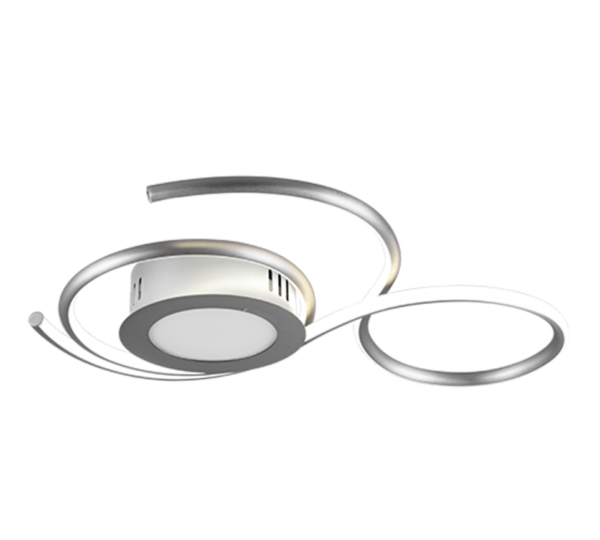 Φωτιστικό Οροφής Trio Lighting  LED 36W Νίκελ Ματ Μεταλλικό Dimmable 4300lm  2700 – 6000K με Τηλεχειριστήριο – 623410207