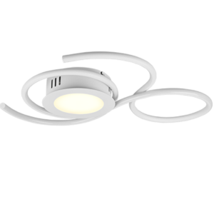 Φωτιστικό Οροφής Trio Lighting  LED 36W Λευκό Ματ Μεταλλικό Dimmable 4300lm  2700 – 6000K – 623410231