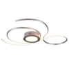 Φωτιστικό Οροφής Trio Lighting  LED 48W Νίκελ Ματ Μεταλλικό 5600lm  2700 – 6000K – 623419207