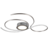 Φωτιστικό Οροφής Trio Lighting  LED 48W Νίκελ Ματ Μεταλλικό 5600lm  2700 – 6000K – 623419207