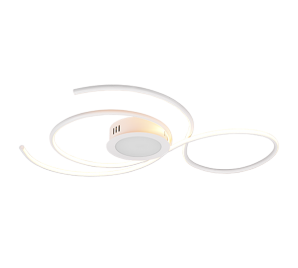 Φωτιστικό Οροφής Trio Lighting  LED 48W Λευκό Ματ Μεταλλικό Dimmable 5600lm  2700 – 6000K – 623419231