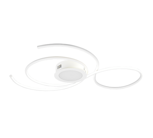 Φωτιστικό Οροφής Trio Lighting  LED 48W Λευκό Ματ Μεταλλικό Dimmable 5600lm  2700 – 6000K – 623419231