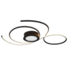 Φωτιστικό Οροφής Trio Lighting  LED 48W Μαύρο Ματ Μεταλλικό Dimmable 5600lm  2700 – 6000K – 623419232
