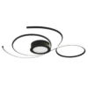 Φωτιστικό Οροφής Trio Lighting  LED 48W Μαύρο Ματ Μεταλλικό Dimmable 5600lm  2700 – 6000K – 623419232