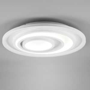 Φωτιστικό Οροφής Trio Lighting LED LED 40W Λευκό Ματ Μεταλλικό Dimmable 5000lm 2700-6000K με Τηλεχειριστήριο – 625815031