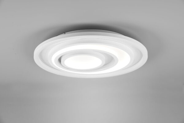 Φωτιστικό Οροφής Trio Lighting LED LED 40W Λευκό Ματ Μεταλλικό Dimmable 5000lm 2700-6000K με Τηλεχειριστήριο – 625815031