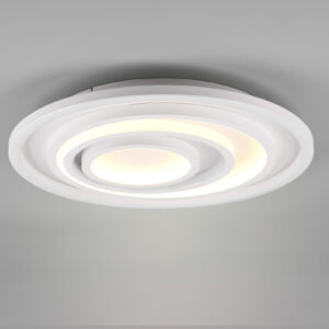 Φωτιστικό Οροφής Trio Lighting LED LED 40W Λευκό Ματ Μεταλλικό Dimmable 5000lm 2700-6000K με Τηλεχειριστήριο – 625815031