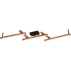 Φωτιστικό Οροφής Trio Lighting LED 36W Ξύλο Φυσικό Ξύλο Dimmable 4200lm 2700 – 6000K – 626410530