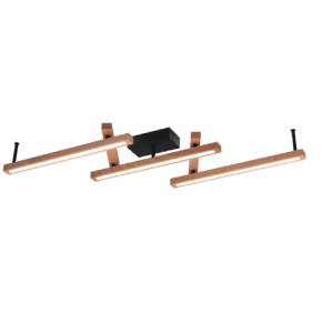 Φωτιστικό Οροφής Trio Lighting  LED 36W Ξύλο Φυσικό Ξύλο Dimmable 4200lm  2700 – 6000K – 626410530